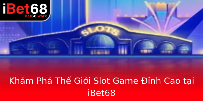 Khám Phá Thế Giới Slot Game Đỉnh Cao tại iBet68 Khám Phá Thế Giới Slot Game Đỉnh Cao tại iBet68